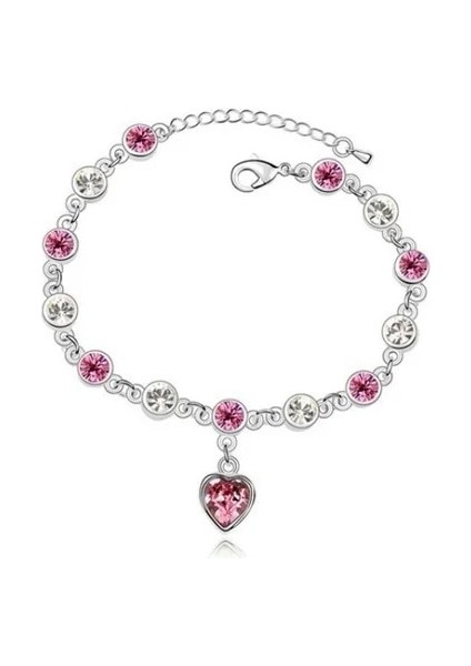 Kırmızı Gül Bilezikler Kadınlar Için Bilezikler Kadınlar Için Takı Aşk Altın Kaplama Takı Gül Altın Ağırlık Lüks Tasarımcı Bilezik Pulseras Mujer (Yurt Dışından)