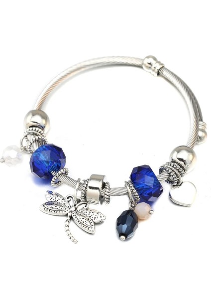 60MM Ayarlanabilir Stil 1 Parça Yeni Charm Aşk Kelebek Boncuklu Bilezik Takı 6 Renk Ayarlanabilir Bilezik Bilezik Romantik Aksesuarlar Moda Kadın Takı (Yurt Dışından)