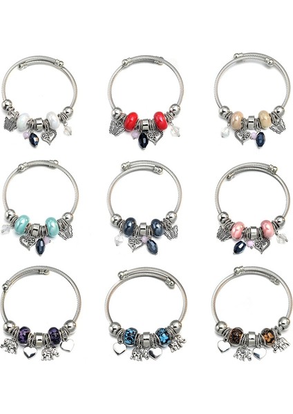 60MM Ayarlanabilir Stil 1 Parça Yeni Charm Aşk Kelebek Boncuklu Bilezik Takı 6 Renk Ayarlanabilir Bilezik Bilezik Romantik Aksesuarlar Moda Kadın Takı (Yurt Dışından) fiyatları