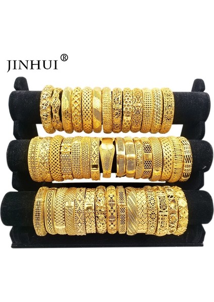 58-60MM Tarzı C Bilezik Altın Aşk Bilezik Kadın Aksesuarları Gelin Düğün Bilezikler Hintetiyopyafransaafrikadubai Takı Hediyeler (Yurt Dışından) fiyatları