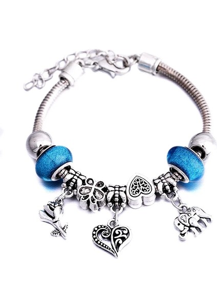 65MM Ayarlanabilir Stil Kırmızı Moda Glamour Bileklik Takı 6 Renk Metal Istakoz Toka Yılan Zincir Boncuklu Bilezik Kadınlar Için Yaz Bilezik Romantik Hediye (Yurt Dışından)
