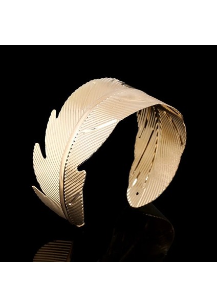 E2098 Altın Altın Gümüş Renk Içi Boş Geniş Manşet Bilezik Bilezik Kadın Erkek Punk Geometrik Alaşım Açık Büyük Bileklik Bilezik Moda Takı (Yurt Dışından) fırsatları