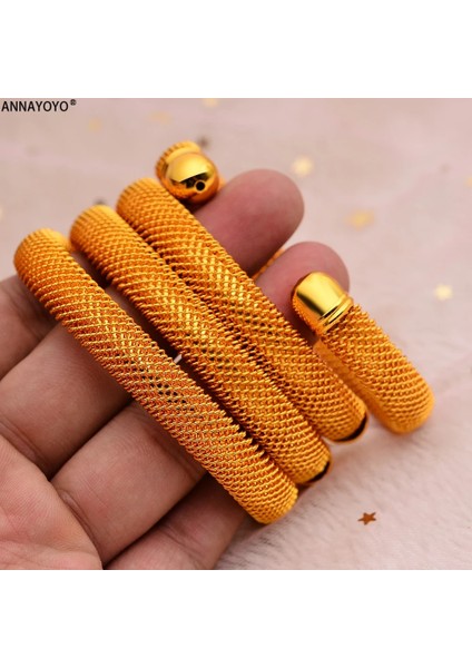 58-60MM Tarzı Altın Rengi Et 24K Dubai Altın Rengi Manşet Bileklik Kadınlar Için Etiyopya Takı Bilezikler Afrika Düğün Takıları Bilezik Parti Hediyeleri Için (Yurt Dışından) fiyatları