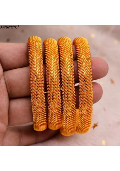 58-60MM Tarzı Altın Rengi Et 24K Dubai Altın Rengi Manşet Bileklik Kadınlar Için Etiyopya Takı Bilezikler Afrika Düğün Takıları Bilezik Parti Hediyeleri Için (Yurt Dışından) modelleri