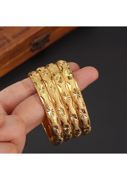 Sadece 1 Adet 13 Stil Açılabilir Dubai Hindistan Altın Bilezik Kadın Erkek Bileklik Afrika Avrupa Etiyopya Kız Çocuklar Takı Gelin Bilezik Hediye (Yurt Dışından) modelleri