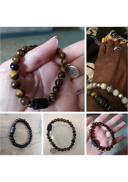 23CM Tarzı Balık Burcu 12 Zodyak Işaretleri Doğal Kaplan Gözü Taş Boncuk Bilezik Takımyıldızı Elastik Yaşam Ağacı Charm Bilezik Erkekler Kadınlar Için Takı (Yurt Dışından) modelleri