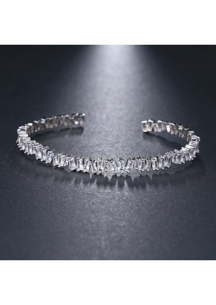 Beyaz Stil Altın Emmaya Altın Rengi Aaa Cz Boncuklu Manşet Bilezikler ve Kadınlar Için Moda Takı Pulseiras (Yurt Dışından) modelleri