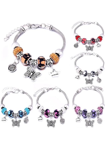 65MM Ayarlanabilir Stil Yeşil Yeni Sıcak Charm Bileklik Istakoz Toka Yılan Zincir Boncuklu Bilezikler Kadınlar Için Yaz Romantik Hediye Moda Kelebek Bilezik Takı (Yurt Dışından) modelleri