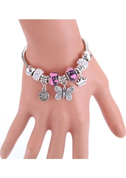 65MM Ayarlanabilir Stil Yeşil Yeni Sıcak Charm Bileklik Istakoz Toka Yılan Zincir Boncuklu Bilezikler Kadınlar Için Yaz Romantik Hediye Moda Kelebek Bilezik Takı (Yurt Dışından) fırsatları