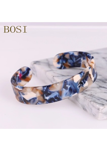 No.16 Boyutu Za Leopar Baskı Reçine Bilezikler Kadınlar Için Renkli Bileklik Bohemian Reçine Manşet Bilezik Moda Akrilik Düğün Zarif Takı (Yurt Dışından) indirimleri