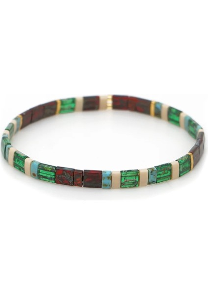 TL-B190125C GO2BOHO Boho Miyuki Bilezik Kadınlar Için Mücevherat Hediye Tila Bilezikler Kız Cam Boncuk Pulseras Femme Ummer Plaj Takı (Yurt Dışından)