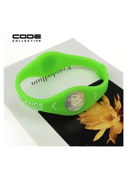 M15.5-17.3CM Stili Gümüş Kaplı Charm Tasarımcı Güç Enerji Bilezik Bilezik Kadın Erkek Spor Bileklik Denge Iyon Manyetik Terapi Silikon (Yurt Dışından)