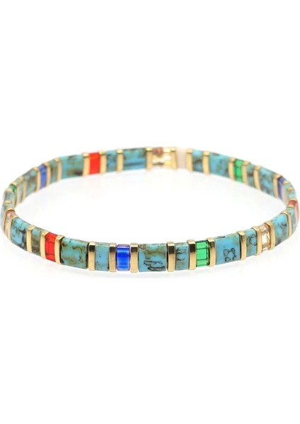 TL-B190148A GO2BOHO Gökkuşağı Bilezik Miyuki Tila Bilezikler Kadınlar Yeni Cam Boncuklar Takı Boho Yaz Plaj Pulseras Bayanlar Kol Bandı Hediye (Yurt Dışından) indirimleri