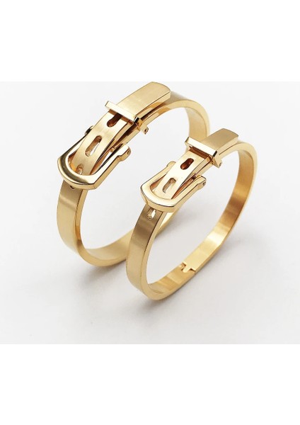 8mm Genişlik Gül Altın Ünlü Moda Takı Bileklik Unisex Womenerkek Takı 4 Renk Altın Renk Yuvarlak Trendy Kemer Bilezik Bilezik (Yurt Dışından) fiyatları