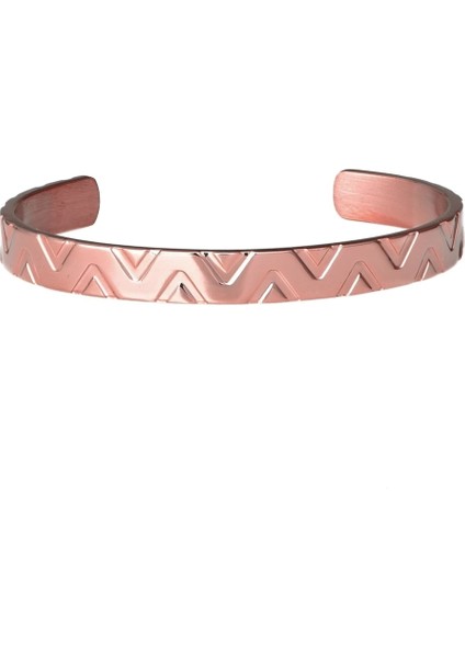 M 180MM-200MM Stili Altın Gül Lüks Titanyum Paslanmaz Çelik Bileklik Klasik V Tasarım Manşet Bilezikler Kadın Erkek Açık Bilezik Satışı Için (Yurt Dışından)