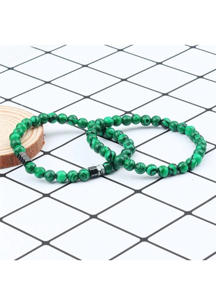 Mavi Yıpranmış Mesafe Bilezik Kadın Çiftler Bilezik Clamm Doğal Siyah Mat Mavi Turkuaz Boncuklu Taş Bileklik Erkekler Takı (Yurt Dışından) indirimleri