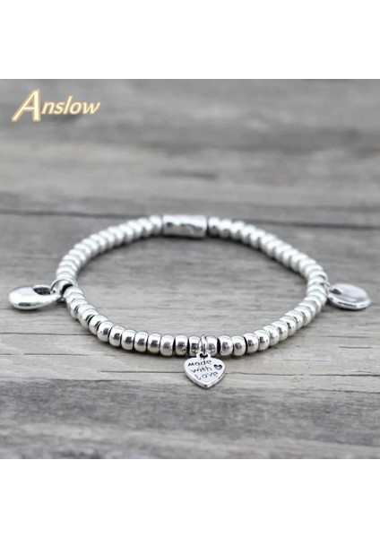 Anslow Vintage Ofis Boncuk Çinko Alaşım Boncuk El Yapımı Diy Kadınlar Çocuklar Için Ayarlanabilir Strand Bilezikler Hediye Lolb (Yurt Dışından)