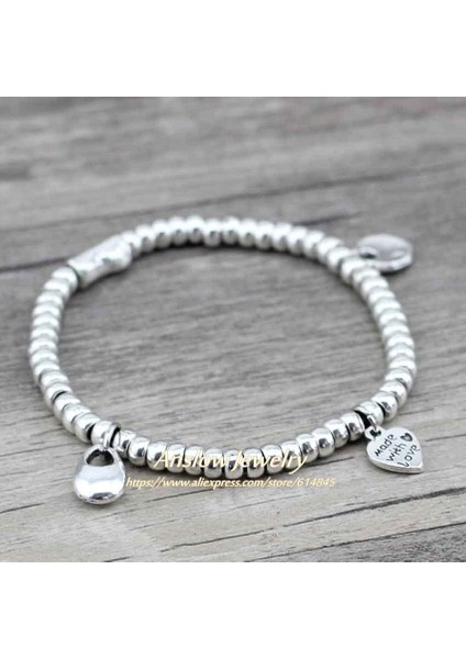 Anslow Vintage Ofis Boncuk Çinko Alaşım Boncuk El Yapımı Diy Kadınlar Çocuklar Için Ayarlanabilir Strand Bilezikler Hediye Lolb (Yurt Dışından)