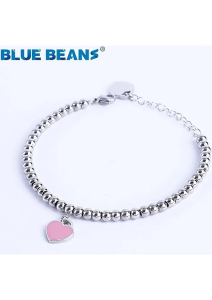 Altın-Pembe 316L Paslanmaz Çelik Kalp Kadınlar Için Bracelerbracelet Tiff Boncuk Zincir Aşk Kolye Altın Gümüş Renk Bildirimi Takı (Yurt Dışından) modelleri
