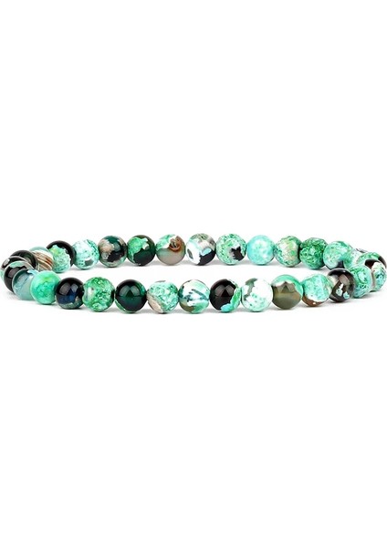 6MMBEADS-21CM Tarzı 37BEYAZ Akik Doğal Akik Boncuk Bileklik Şifa Reiki Kadın Erkek Için Elastik Bilezikler Çakra Yoga Enerji Takı Hediyeler Pulsera (Yurt Dışından) modelleri