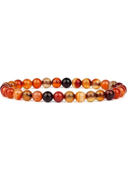6MMBEADS-21CM Tarzı 37BEYAZ Akik Doğal Akik Boncuk Bileklik Şifa Reiki Kadın Erkek Için Elastik Bilezikler Çakra Yoga Enerji Takı Hediyeler Pulsera (Yurt Dışından) fırsatları