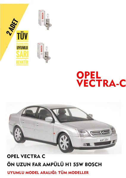 Opel Vectra C Ön Uzun Far Ampülü (2 Adet) Sarı Renk fiyatları
