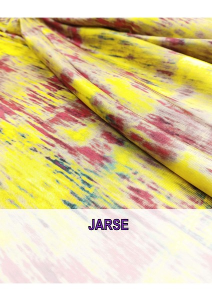 Canlı Renklerde Ince Jarse (En 140 cm x Boy 275 Cm)