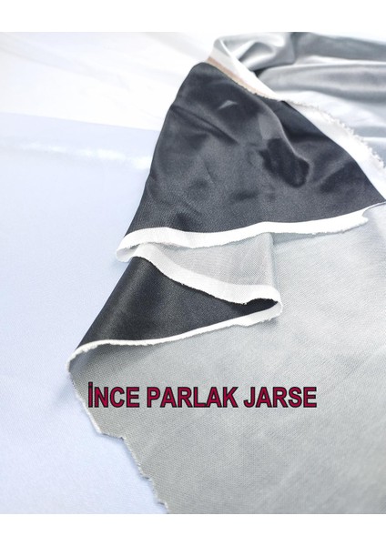 Ince Parlak Siyah Mavi Beyaz Renklerde Jarse (En 150 cm x Boy 150 Cm)