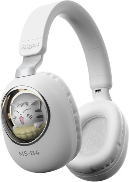 Ms-B4 Sevimli Sincap/kedi Kablosuz Bluetooth Kulaklık Rgb Işık Kız Çocuklar Stereo Müzik Kulaklık Hediye-Beyaz/sevimli Kedi (Yurt Dışından) indirimleri