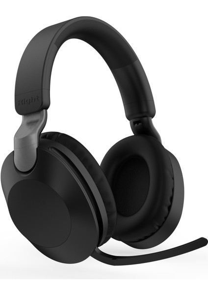 Kablosuz Kulaklık Bluetooth Stereo Kulaklık Mikrofon Destekli Katlanır Kulaklık Kablolu Mod-Siyah (Yurt Dışından)