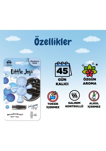 Little Joya Yaban Mersini Araç Kokusu (Blueberry)-45 Gün-Oto Kokusu Kalıcı Klima Parfüm fiyatları