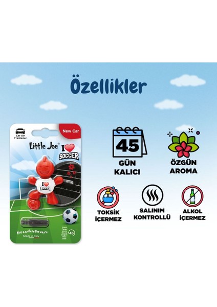 Futbol Yeni Araç Kokusu (New Car) -45 Gün -Oto Kokusu Kalıcı Klima Parfüm fiyatları