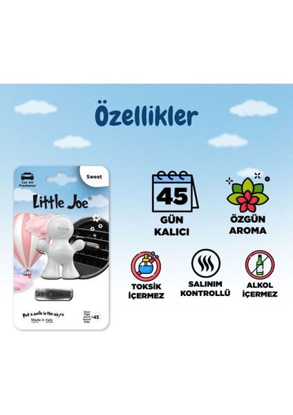 Şeker Araç Kokusu (Sweet) -45 Gün -Oto Kokusu Kalıcı Klima Parfüm fiyatları