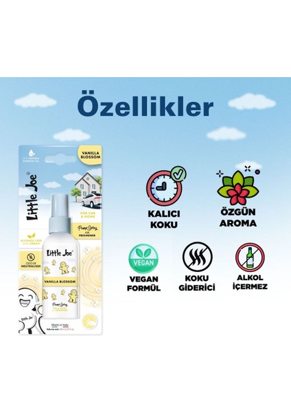 Vanilya Sprey Oda Kokusu 60 ml (Vanilla) -Koku Giderici -Oto Ev Ofis Parfüm fiyatları