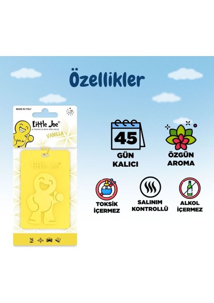 Vanilya Kokulu Dolap Asma Kart (Vanilla) -45 Gün -Ipli Ev Oto Kokusu -Ayna Parfümü fiyatları