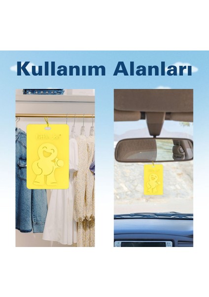 Vanilya Kokulu Dolap Asma Kart (Vanilla) -45 Gün -Ipli Ev Oto Kokusu -Ayna Parfümü fırsatları