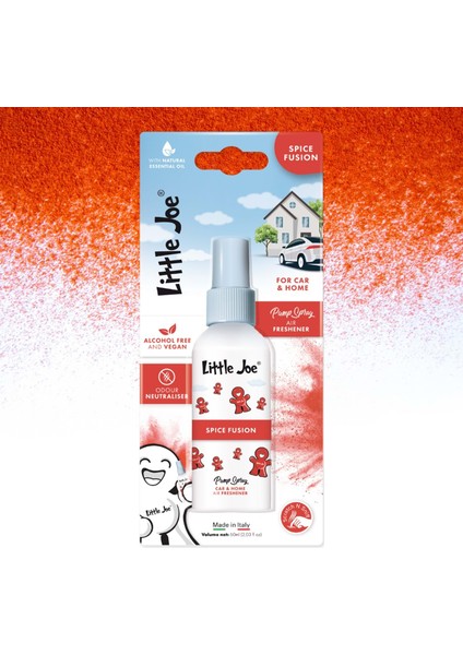 Baharatlı Sprey Oda Kokusu 60 ml (Spicy Fusion) -Koku Giderici -Oto Ev Ofis Parfüm