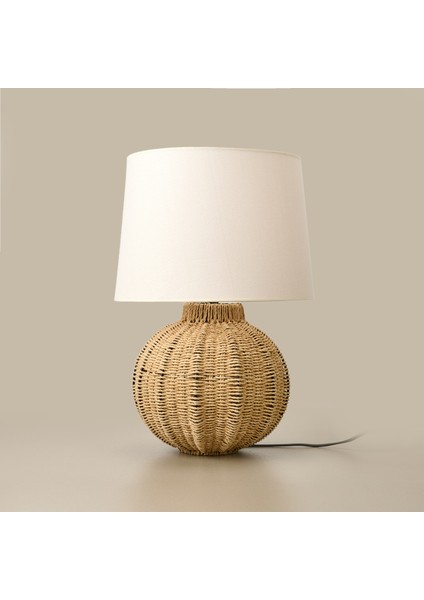 Lighting Borgo Abajur - Kahverengi / Beyaz - 50X30 cm fiyatları