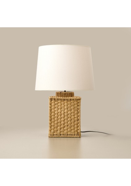 Lighting Pario Abajur - Kahverengi / Beyaz - 50X30 cm fiyatları