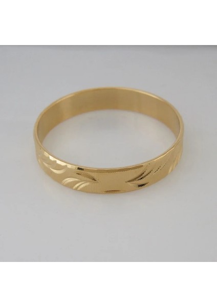 Style7 Çap 40MM Bebek Foromance Sarı Altın ​​renk Çap Genişlik 8mm Dört Stil Bebek Erkek Kız & Yetişkin Kapalı Bileklik Bilezik (Yurt Dışından)