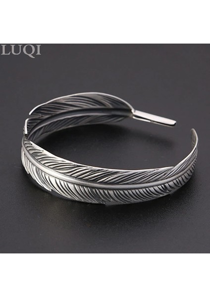 Gümüş Kaplı Moda Erkek ve Kadın Renkli Retro Tüy Açık Bileklikler 187 (Yurt Dışından)