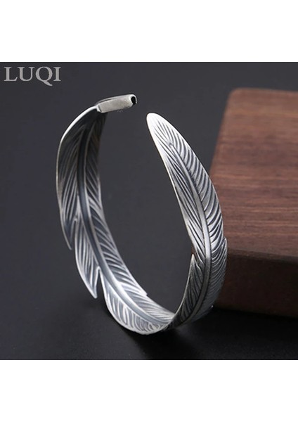 Gümüş Kaplı Moda Erkek ve Kadın Renkli Retro Tüy Açık Bileklikler 187 (Yurt Dışından) modelleri