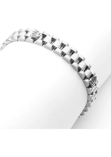 Siyah Çinko Kaplama Moda Siyah Çelik Kilometre Bilezik Taç Adam Paslanmaz Çelik Bileklik Pulseiras Bileklik ve Bilezikler Takı (Yurt Dışından) fırsatları