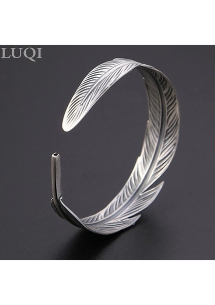 Gümüş Kaplı Moda Erkek ve Kadın Renkli Retro Tüy Açık Bileklikler 187 (Yurt Dışından) fırsatları