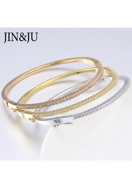 3 Adet Renkli Jın&ju Lüks Gül Altın Renk Bilezik Kadınlar Için Yuvarlak Manşet Bilezik Anneler Günü Hediyeleri Takı Pulseras Браслет Для Женщин (Yurt Dışından) fiyatları