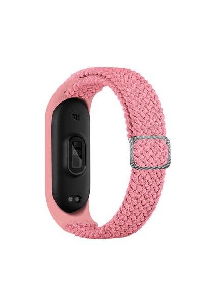 Xiaomi Mi Band 5 Hasır Esnek Örgü Naylon Kordon KRD49