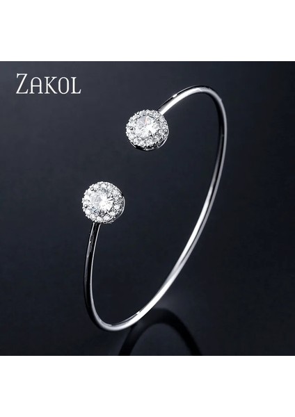 E Zakol Moda Stil Su Damlası Yuvarlak Yaprak Şekli Kübik Zirkonya Açık Manşet Bilezik Zarif Kadınlar Için Takı Lover Hediye (Yurt Dışından) fırsatları