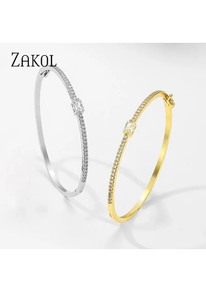 Altın Gül Zakol Beyaz Baget Kübik Zirkonya Kristal Manşet Bileklik Bilezik Zarif Kadınlar Için Lady Moda Cz Takı Lover Hediye BP2213 (Yurt Dışından) indirimleri