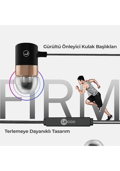 EH103 Kablolu 3.5mm Jacklı Kulak İçi Mikrofonlu Kulaklık Siyah indirimleri