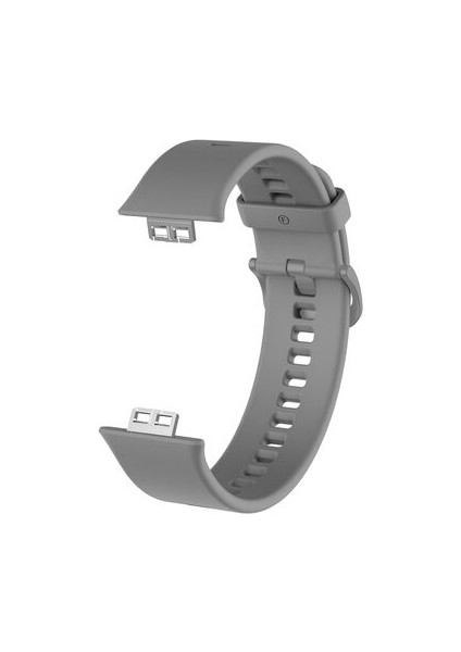 Huawei Watch Fit Esnek Yapılı Ayarlanabilir Soft Silikon Kordon KRD43